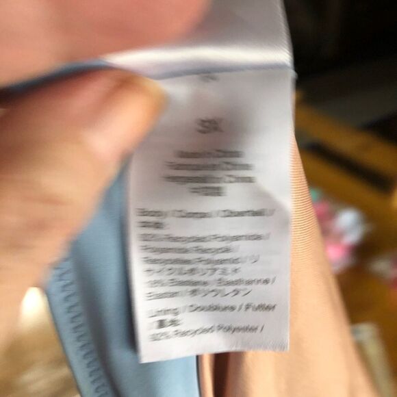 NWT J Crew Cross Front Cheeky Bikini Bottom Sky Blue Size 3X - Picture 10 of 10